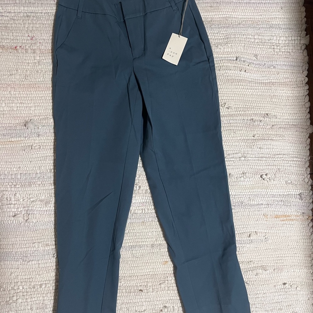 A New Day Straight Leg Pants - Dark Teal